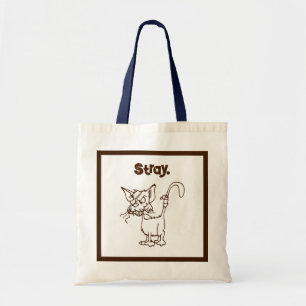 Bolsa Tote Cartografia de Gato de Beco Duro - Atitude Engraça