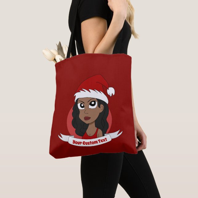 Bolsa Tote Cartografia de Natal para jovens mulheres (Close Up)