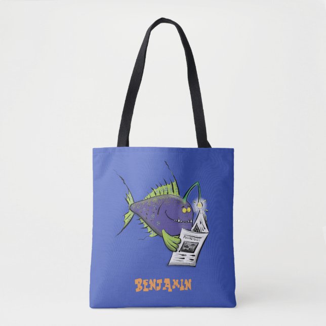 Bolsa Tote Cartografia de peixe-anjo (Frente)