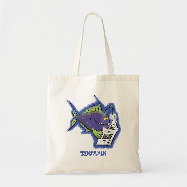 Bolsa Tote Cartografia de peixe-anjo (Frente)
