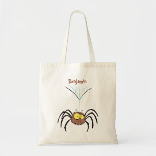 Bolsa Tote Cartografia engraçada e fofa da aranha