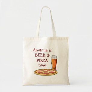 Bolsa Tote Cartografia PIZZA BEER ANYTIME
