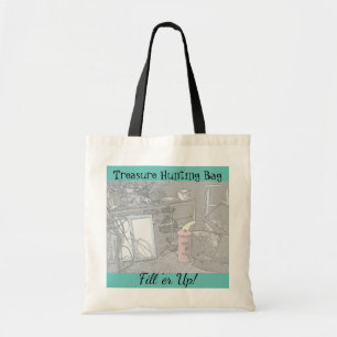 Bolsa Tote Cartolina de caça ao tesouro