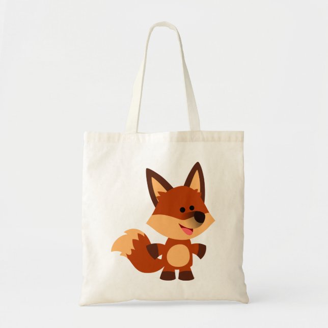 Bolsa Tote Cartoon Bonito Inocente Fox Bag (Frente)