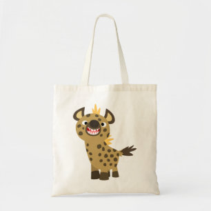 Bolsa Tote Cartoon Bonito Sorrindo Hyena Bag