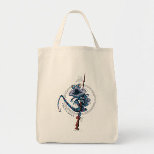Bolsa Tote Cartoon Chupacabra & Elder Wand
