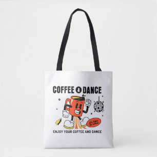 Bolsa Tote Cartoon de Café - Retroativo -1