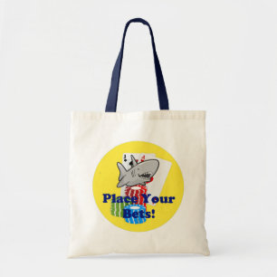 Bolsa Tote Cartoon De Cartão Coloque Sua Aposta Engraçada