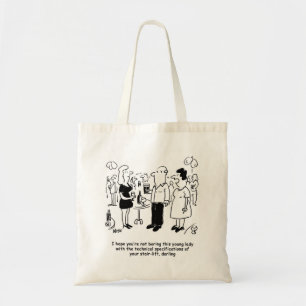 Bolsa Tote Cartoon de especificações de escada.