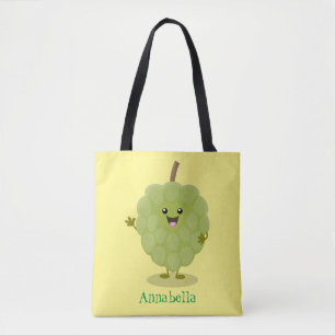 Bolsa Tote Cartoon de maçã-pastelaria