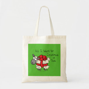 Bolsa Tote Cartoon de Natal Engraçado Feriado