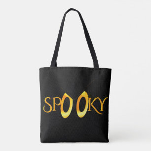Bolsa Tote Cartoon de Olhos Loucos com Monograma