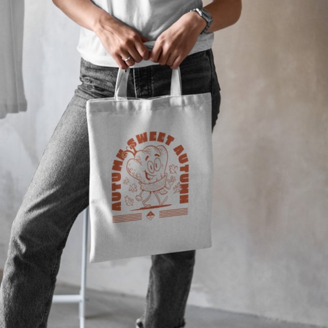 Bolsa Tote Cartoon de outono doce (Criador carregado)