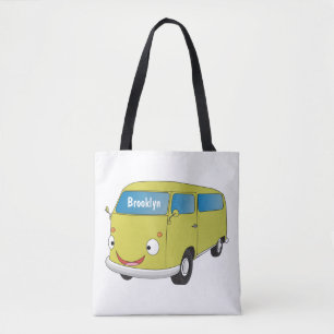 Bolsa Tote Cartoon do verde limão clássico
