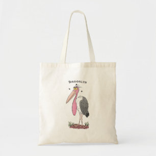 Bolsa Tote Cartoon engraçado marabou