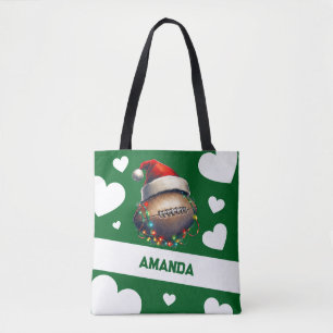 Bolsa Tote Cartoon Green Feliz American Football Name