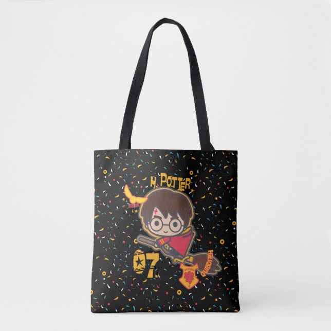 Bolsa Tote Cartoon Harry Potter Quidditch Seeker (Frente)