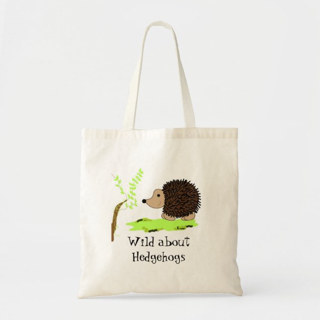 Bolsa Tote Cartoon Hedgehog (Frente)