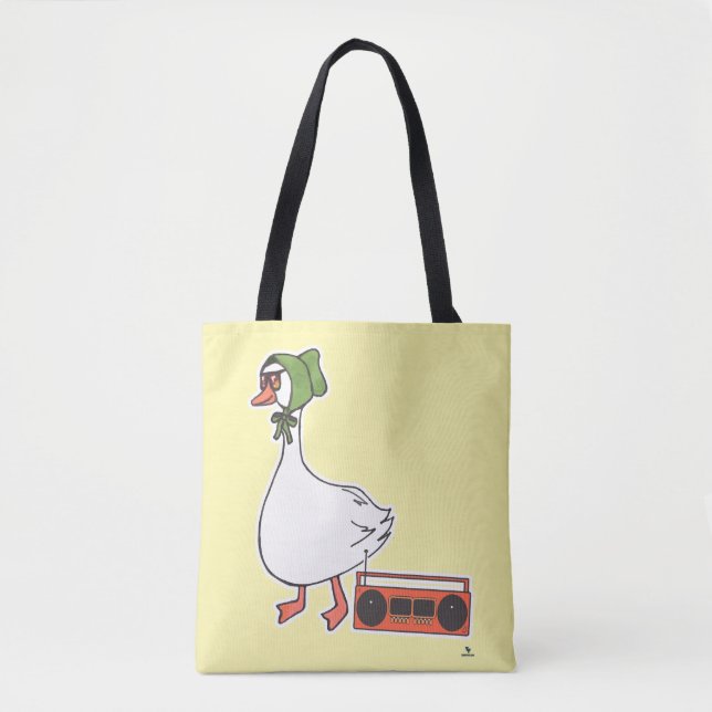 Bolsa Tote Cartoon legal da Cozinha Engraçada Bonnet dos anos (Frente)