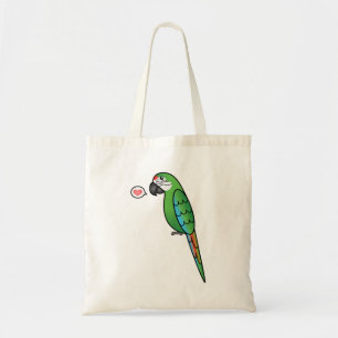 Bolsa Tote Cartoon Militar Macaw Parrot Bird Love