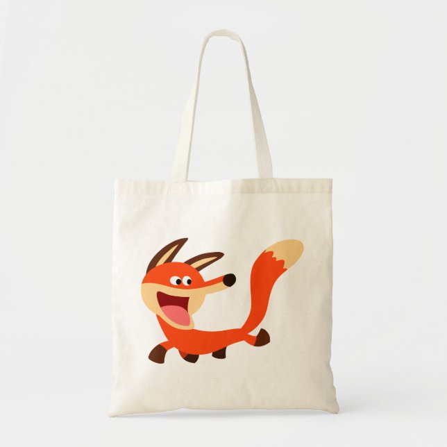 Bolsa Tote Cartoon Misquievo Bonito Fox Bag (Frente)
