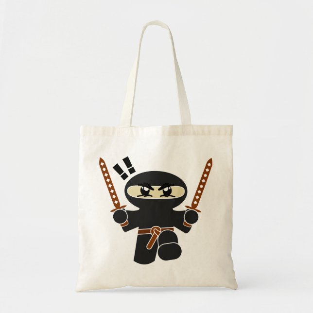 Bolsa Tote Cartoon Ninja (Frente)