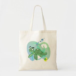 Bolsa Tote Cartoon Sea Turtle