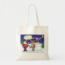 Cartoon Toon Bag de Natal bobo