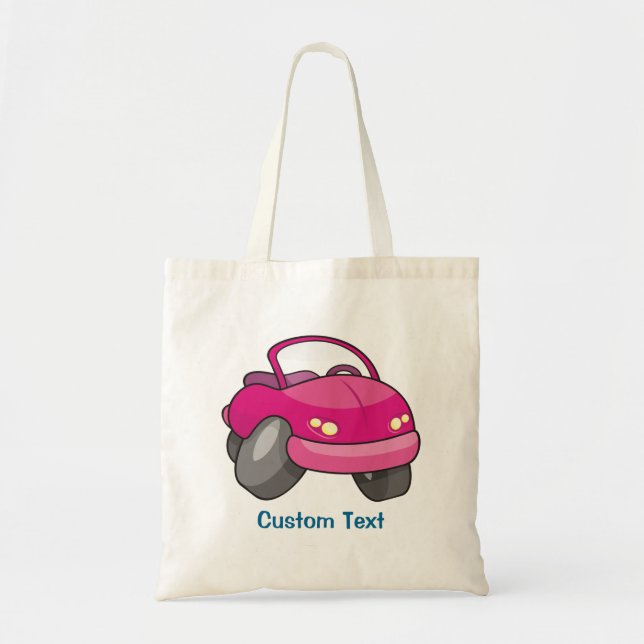 Bolsa Tote Cartoon Toon Bag Rosa (Frente)