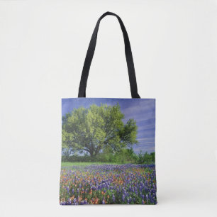 Bolsa Tote Carvalho Vivo & Pincel de Pintura do Texas, e Texa