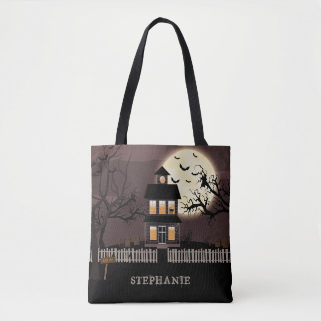 Bolsa Tote Casa Assombrada (Frente)