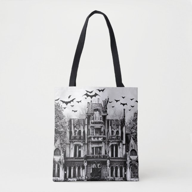 Bolsa Tote Casa Assombrada (Frente)