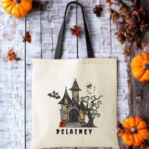 Bolsa Tote Casa Assombrada do Trick Treat do Halloween