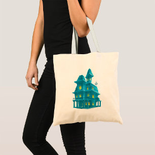 Bolsa Tote Casa Assombrada Mansão Assustadora de Halloween