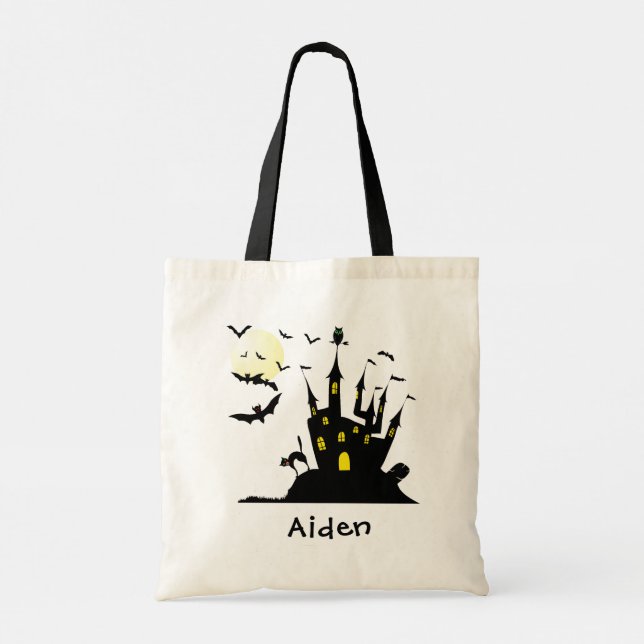 Bolsa Tote Casa Assombrada ou Doces (Verso)