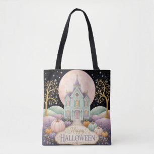 Bolsa Tote Casa Assombrada Vitoriana Pastel Caprichosa de Hal