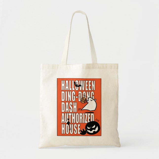 Bolsa Tote Casa autorizada DDD Halloween (Frente)