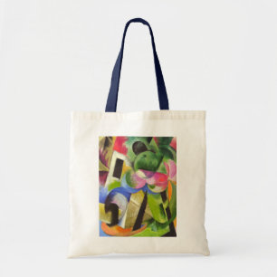 Bolsa Tote Casa com Árvores por Franz Marc, Arte Fino Vintage