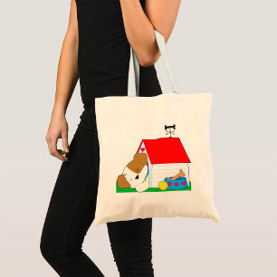 Bolsa Tote Casa de Cachorro Filhote Dormindo Pet Fofo