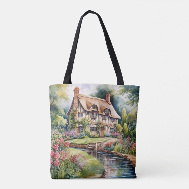 Bolsa Tote Casa de Campo Inglesa (Verso)
