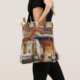 Bolsa Tote Casa de outono mágica