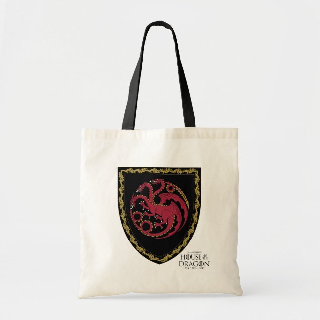 Bolsa Tote CASA DO DRAGÃO | House Targaryen Crest (Frente)