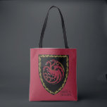 Bolsa Tote CASA DO DRAGÃO | House Targaryen Crest<br><div class="desc">Veja esta crista de Targaryen com ouro de sotaque.</div>