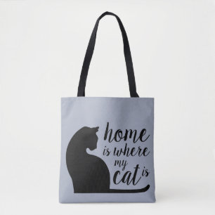 Bolsa Tote Casa Onde Meu Gato Está