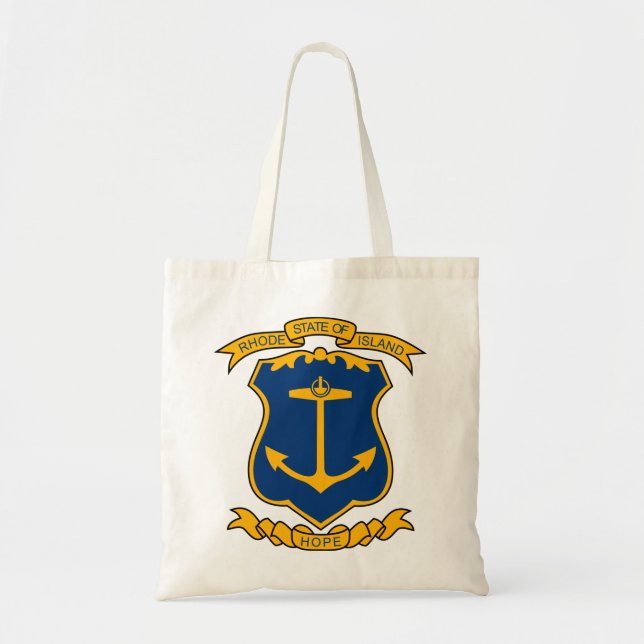 Bolsa Tote Casaco de armas de Rhode Island (Frente)