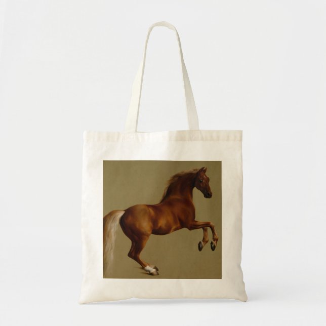 Bolsa Tote Casaco de assobio Race Horse de George Stubbs (Frente)