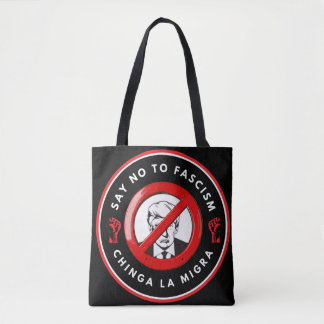 Bolsa Tote Casaco de Ganga Anti-Fascista