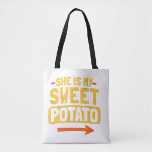 Bolsa Tote Casais Engraçados Que Correspondem Ela É A Minha B