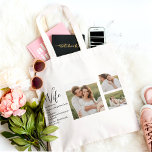 Bolsa Tote Casal Collage Foto e Esposa Romântica Adorável Pre<br><div class="desc">Casal Collage Foto e Esposa Romântica Adorável Presente</div>