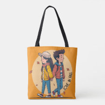 Casal com as mãos caminhando juntas no outono